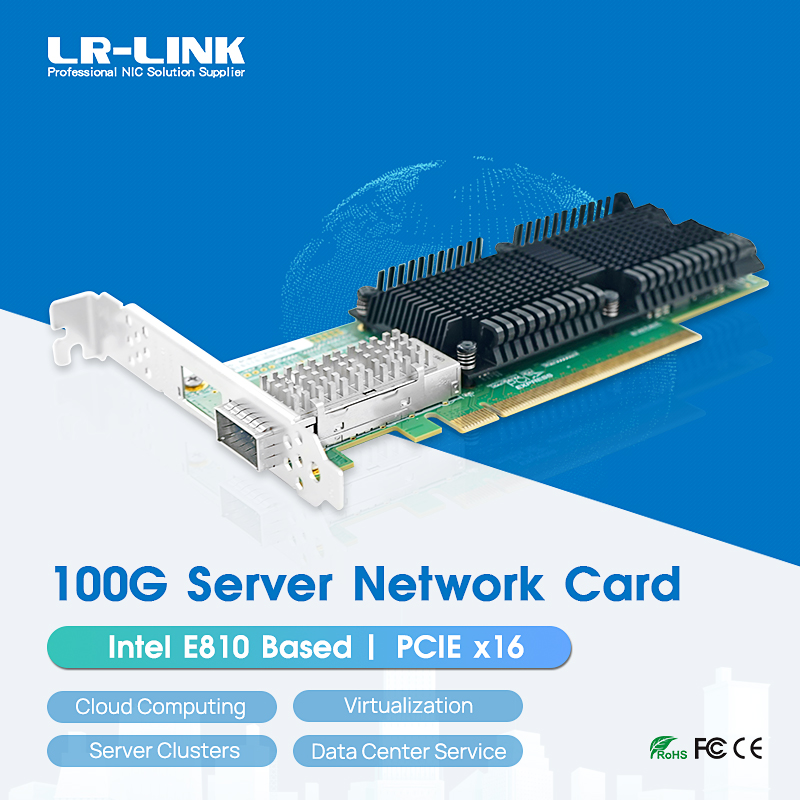 100Gbe Qsfp28 Network Card - LR-LINK 1019PF-QSFP28 PCIe x16 100G Network
