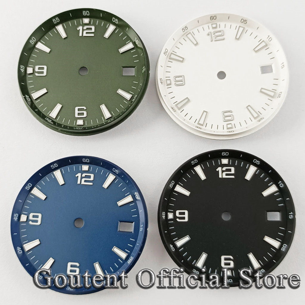 Gold 6138 - Goutent 31mm Sterile Watch Dial Black