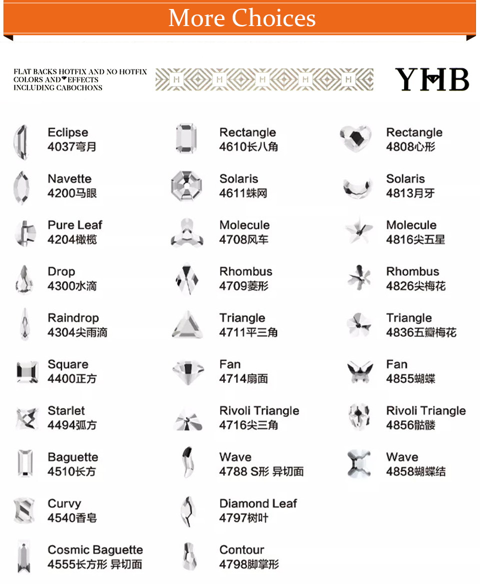 Đá Nail YHB Pha Lê Lấp Lánh Cr - đánh giá và giá Platinum 8280