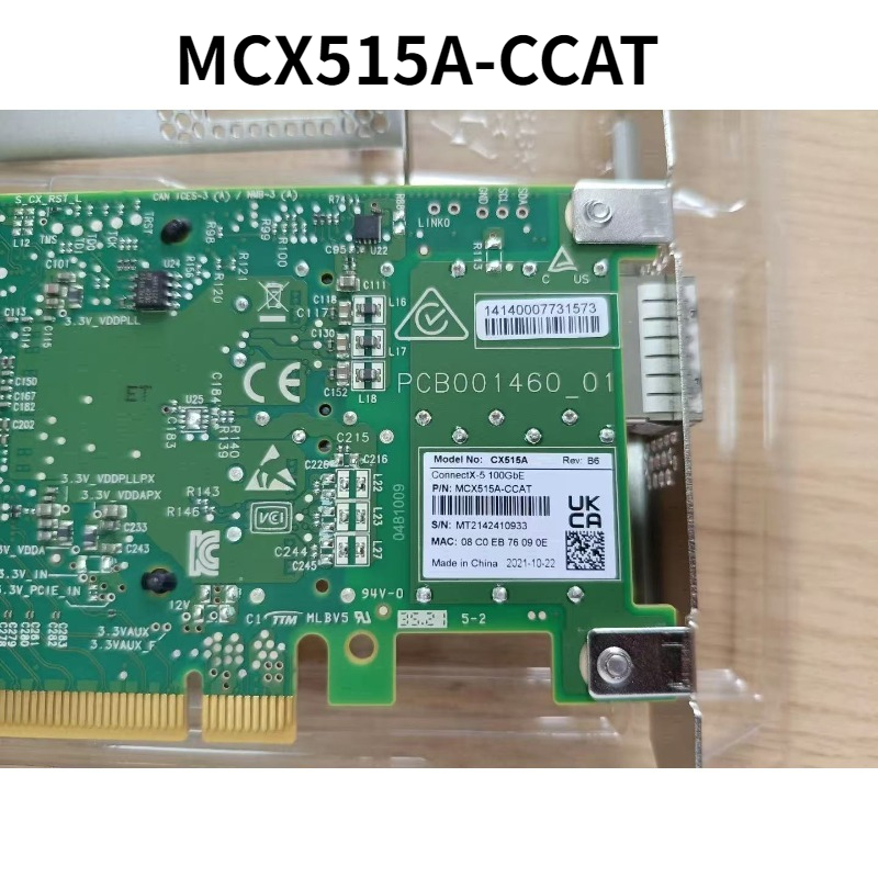 MCX515A-CCAT Mellanox ConnectX - đánh giá và giá 100Gbe Qsfp28 Network Card