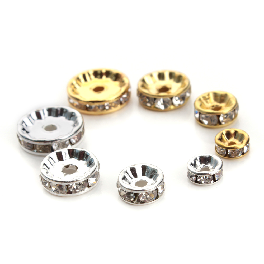 Bộ 50 4 6 8 10 12Mm Pha Lê Hạt - đánh giá và giá Gold 6138