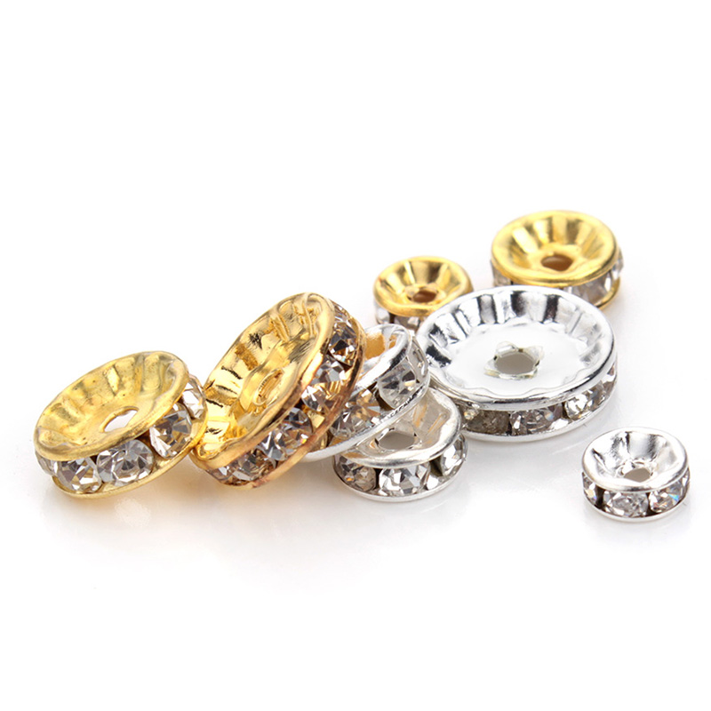 Bộ 50 4 6 8 10 12Mm Pha Lê Hạt - đánh giá và giá Gold 6138