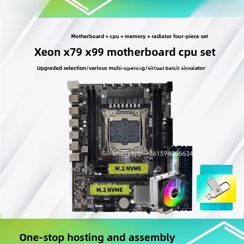 X99 desktop computer dual main - đánh giá và giá E5 2696 V3